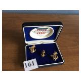 YACHTSMAN AM. SPORTS MAN CUFF LINK SET IN BOX
