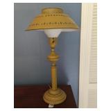 YELLOW STENCILED LAMP