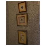 THREE PICTURES NEEDLEPOINT ETC.