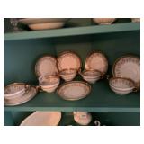 D & C FRANCE DOUBLE HANDLE SOUPS 5 CUPS 4 LINERS