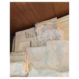 LACE DOLLIES, NAPKINS, TABLE CLOTHES