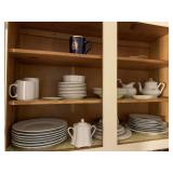 PORCELAIN UNMARKED CR/SUGAR, LAUVAGE FRANCE 6