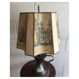 METAL CENTER PITCHER DESIGN LAMP WITH UNUSUAL