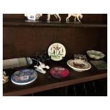 NAPCO GIRL FEEDING DUCKS, RABBIT TENNIS PLAYER,