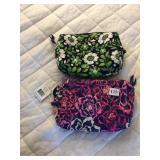 VERA BRADLEY 2 MAKE UP BAGS