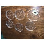 6 GLASS BLOWER COASTERS
