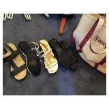 RALPH LAUREN SANDALS WHITE & NANCY TOTE,