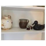 ROYAL CROWN DERBY PITCHER HAND PAINTED 6" H