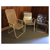 3 PATIO CHAIRS