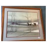 MOSS DOUBLE MAT 25" X 29" - 283/1000 - 1995