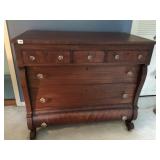 EMPIRE DRESSER 3 SMALL DRAWERS OVER 3 LARGE