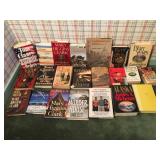 BOOKS INCL. TOM CLANEY EXECUTIVE ORDERS, RHETT