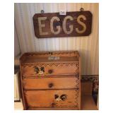 ROOSTER PAPER HOLDERS & EGG PLAQUE