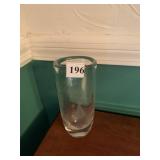 ORREFORS ETCHED 7.5" H