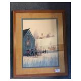 MOSS FRAMED PRINT 23" X 18.5"