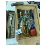 IRWIN BIT BOX # 22 EXPANSIVE BIT, MISC. TOOLS,