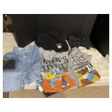 NIKE GOLF M, XXL BLUE WHITE TOP, CHRISTOPHER