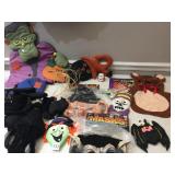 HALLOWEEN MASKS, DECORATIONS, ETC.