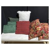 7 THROW PILLOWS