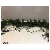 LIGHTED GARLAND WITH PINECONES, APPROX. 60"