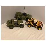VINTAGE 1982/1984/1988 GI JOE VEHICLES