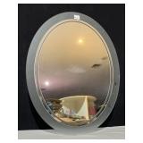 29" X 23" OVAL MIRROR FROSTED EDGE