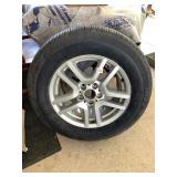 *UNUSED* BMW X5 MICHELIN TIRE WITH WHEEL, 235/65R