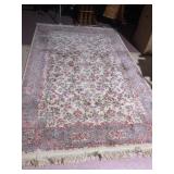 KARASTAN FLORAL, FRINGE TRIM AREA RUG, 5