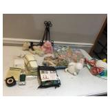 EASTER ITEMS, EASELS, PONCHOS, ETC.