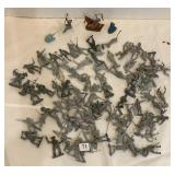 PLASTIC COWBOYS, SOLDIERS, KNIGHTS, SOME MARKED