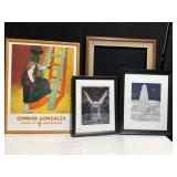 3 PICTURES, 1 FRAME 34 X 25
