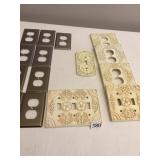OUTLET & WALL SWITCH PLATES, METAL & PLASTIC