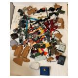 ASSORTED PARTS/PIECES/WEAPONS FROM VARIOUS 80S GI