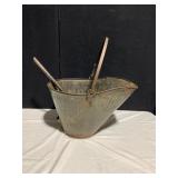 COAL/ASH BUCKET AND SHOVEL, BOTTOM WOULD NEED