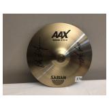 AUTOGRAPHED CYMBAL BY SABIAN 10"