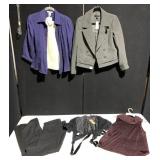 NEW WITH TAGS ANN TAYLOR GRAY SHORT JACKET SZ 4,