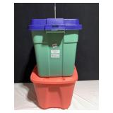 RUBBERMAID ROUGHNECK TOTE AND STERLITE TOTE