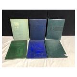 THE ELWOODIAN, 6 VOLUMES OF ELLWOOD CITY