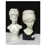 CERAMIC BUSTS OF WOMEN