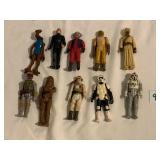 10 LUCAS FILMS 1980S STAR WARS FIGURES