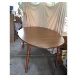 TABLE 30 H X 58 W X 44 D, 2 LEAVES 14"