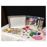 SKIPPER AND SKOTTER VINYL CASE 1963 TWO DOLL SET