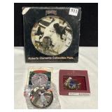 ROBERTO CLEMENTE COLLECTIBLE PLATE, PITT BALDWIN