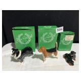 ROYAL DOULTON DOGS, BORDER COLLIE, BEAGLE AND