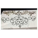 2 IRON WALL ART, 48"L