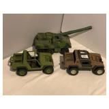 zVINTAGE 3 VINTAGE 1982/84 GI JOE VEHICLES