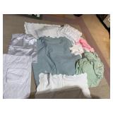 TWIN MATTRESS COVER, TEAL BEDSPREAD FULL/QUEEN,