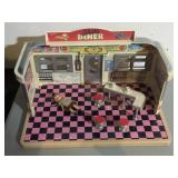 DIXIE DINER SET W/ COUNTER AND STOOLS