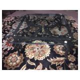 DESIGNER IRON BASE COFFEE TABLE, BEVELED EDGE