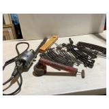 HEDGE TRIMMERS VINTAGE, TRAIN TRACK, DUSTER, CANE